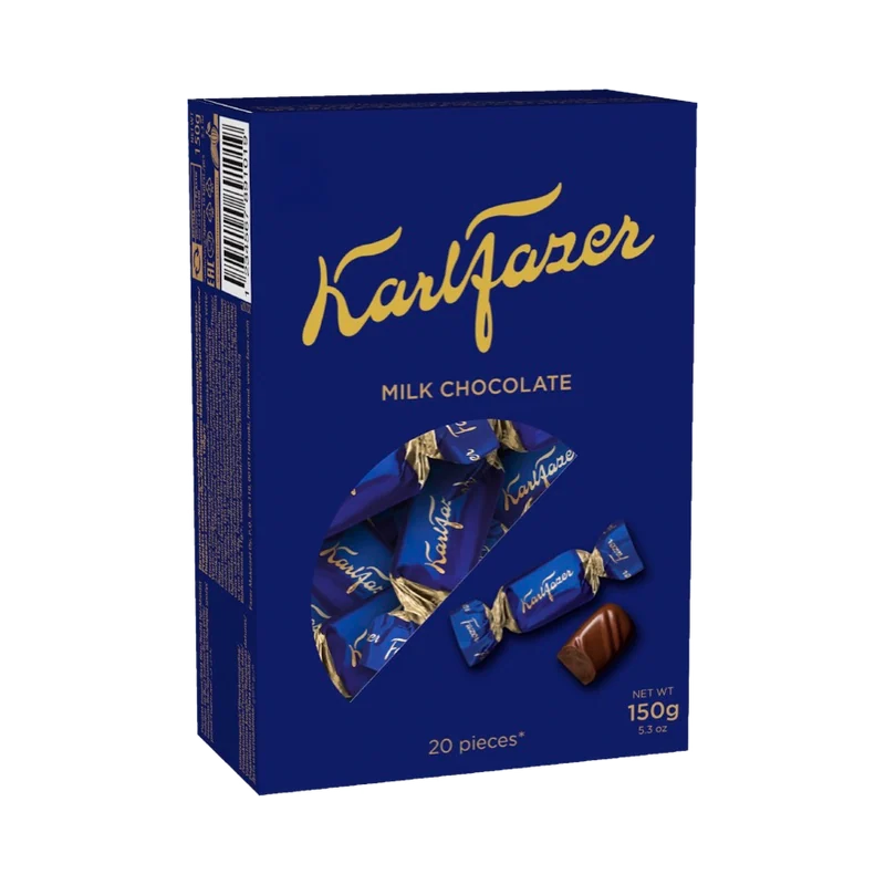 Karl Fazer Maitosuklaa konvehtirasia 150g