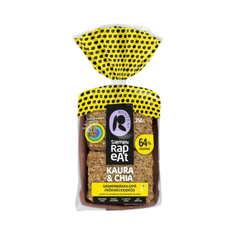 Rosten Siemen Siemennäkkileipä kaura & chia