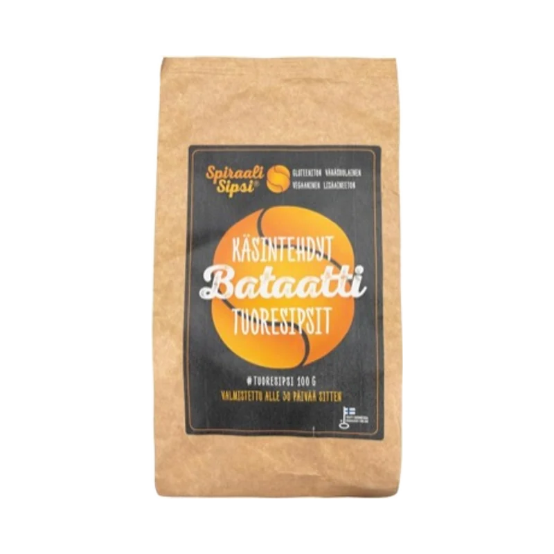 Spiraalisipsi Käsintehty bataattisipsi