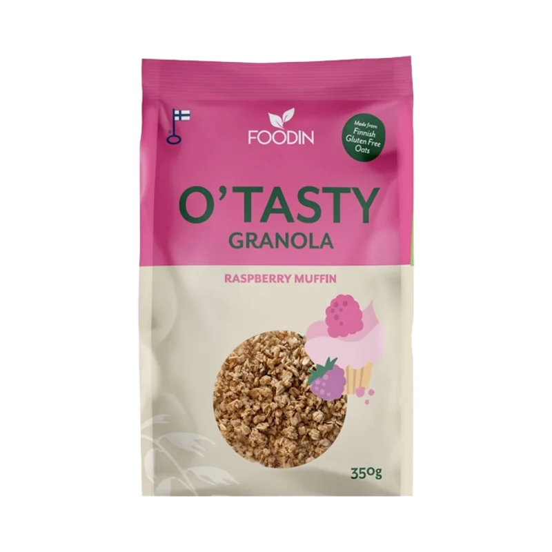 Foodin vadelmagranola